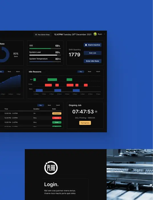 PLAB, a industry 4.0 dashboard