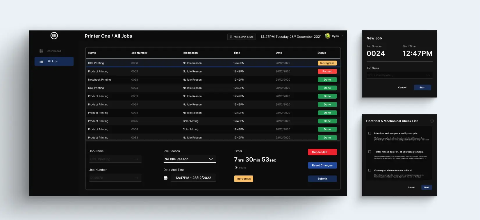 PLAB's user interface with design system